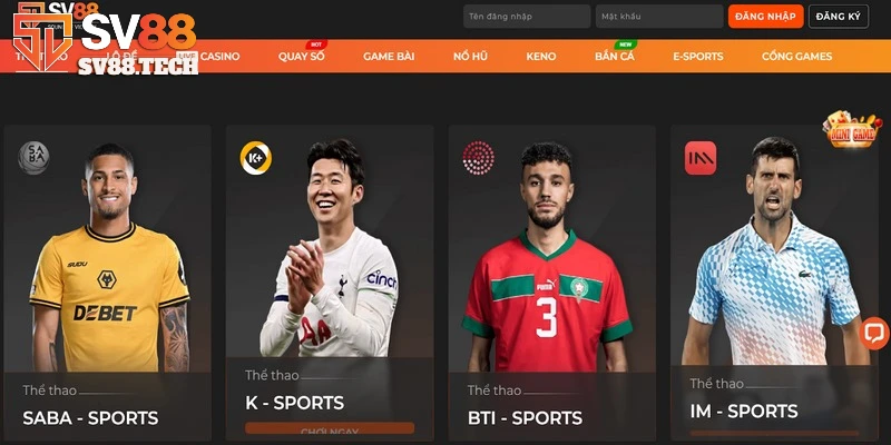 SV88 là một trong những nhà cái hàng đầu cung cấp dịch vụ cá cược uy tín